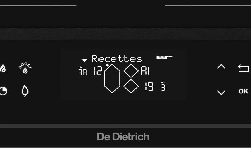 LCD displej varné desky De Dietrich DPI4441BT